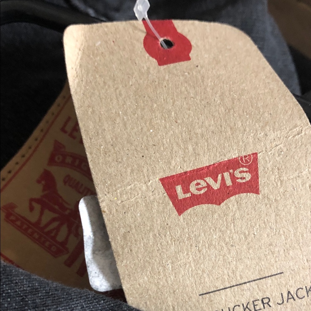 Levi's Dark Gray Denim Jacket size xl - Picture 2 of 4